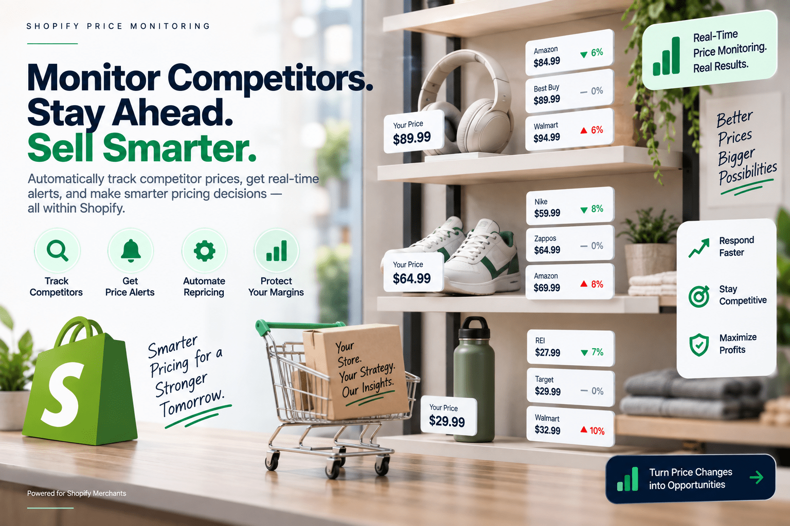 Shopify Price Monitoring, Competitor Price Monitoring Shopify